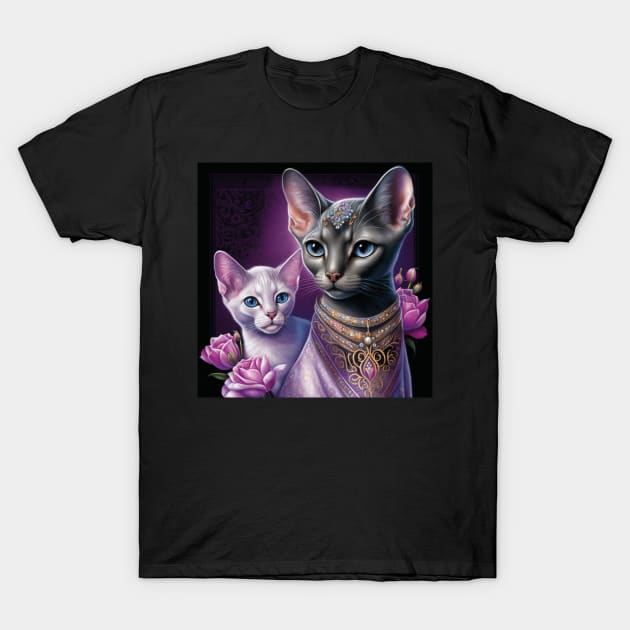 Abyssinian Motherly Love T-Shirt by Enchanted Reverie